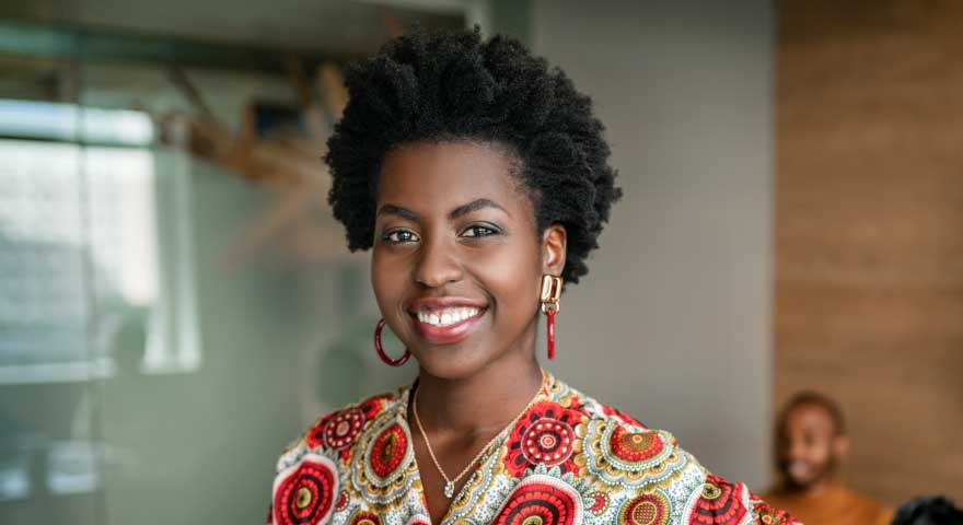 headshot of a woman smiling