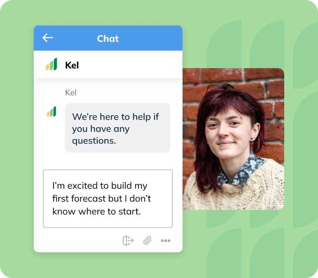 graphic of LivePlan support