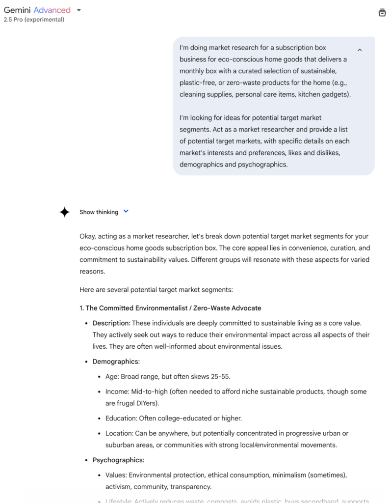 Gemini target market segments 797x1024