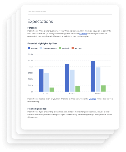 Sample Business Plan Download Template